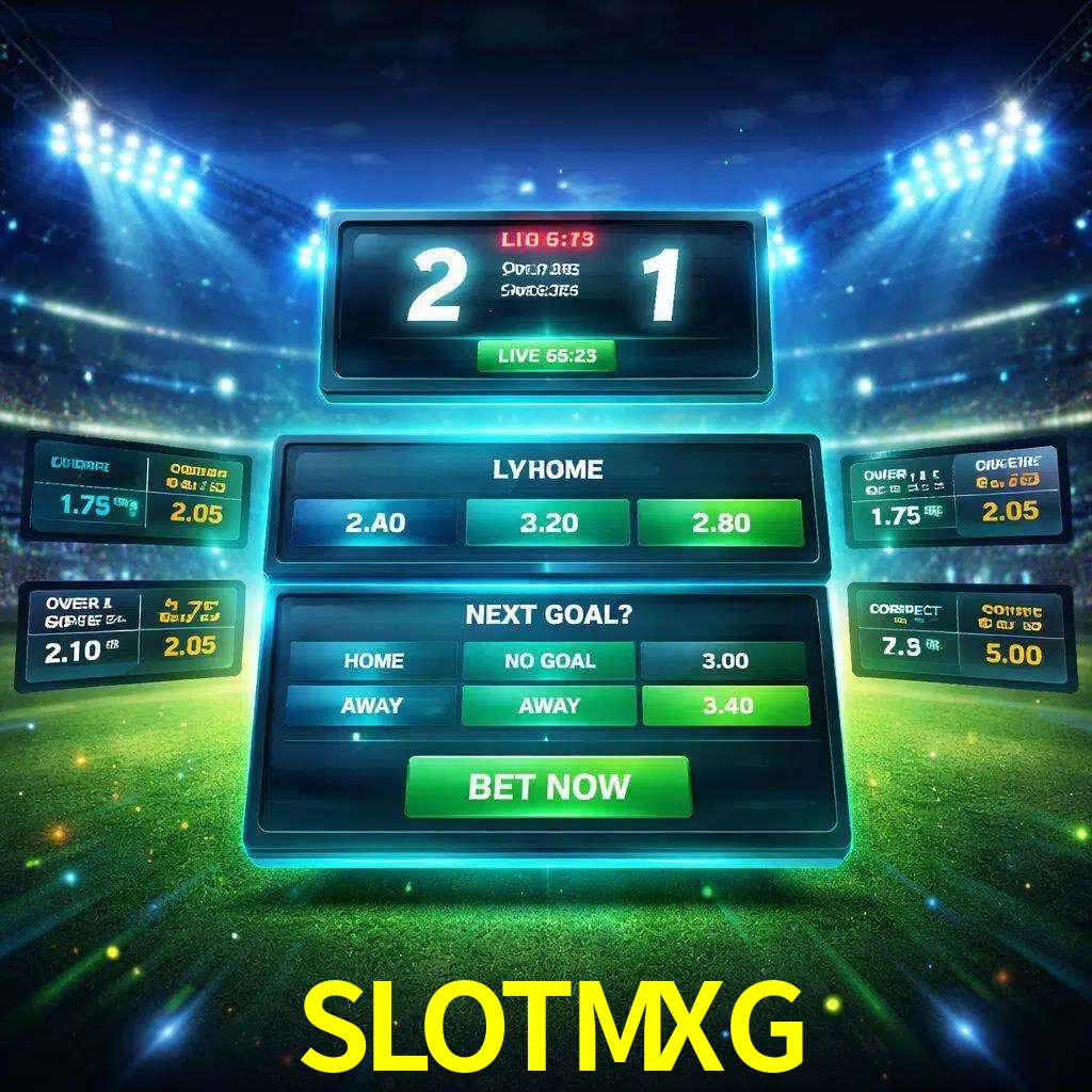 Vista de apuestas en vivo SLOTMXG durante un partido en curso